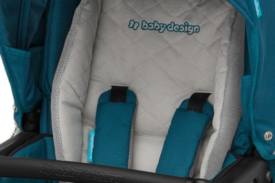 Baby Design Lupo Comfort -  аккуратное  шитье, мягкий вкладыш в прогулочный блок